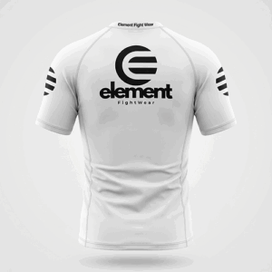 Element FightWear White Ranked Rashguard - Image 2