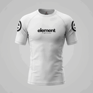 Element FightWear White Ranked Rashguard