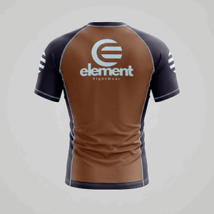 Element FightWear Brown Ranked Rashguard - Image 2