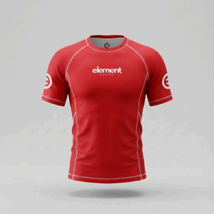 Element FightWear Red Rashguard