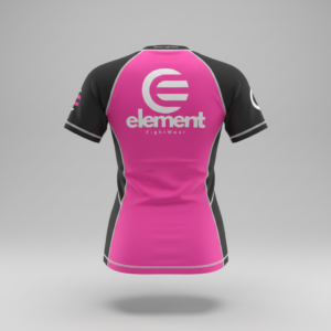 Element FightWear Black/Pink Rashguard - Image 2