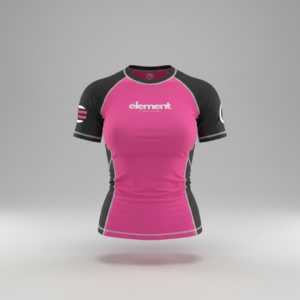 Element FightWear Black/Pink Rashguard
