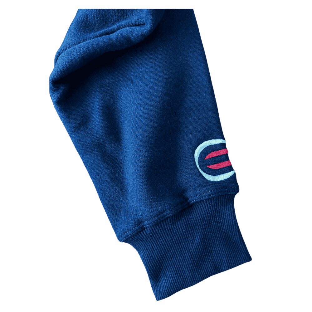 Blue hoodie close up2