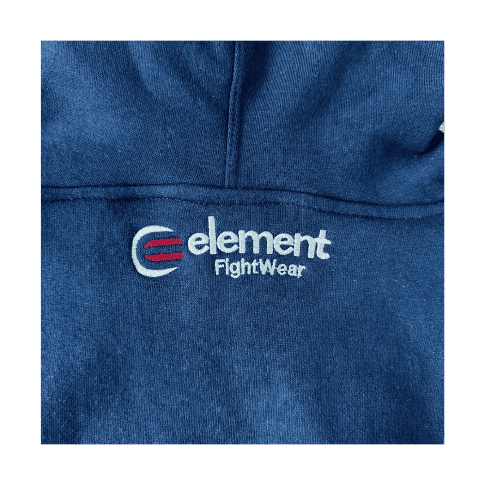 Blue hoodie close up3