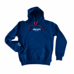 Blue hoodie front