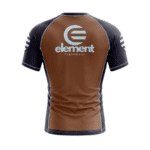 Element FightWear Brown Ranked Rashguard Back