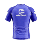 Element FightWear Purple Ranked Rashguard Back