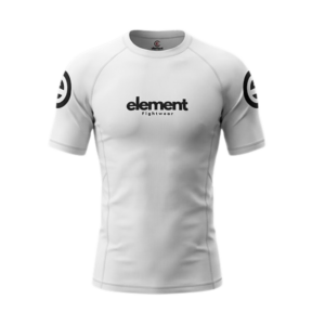 Element FightWear White Ranked Rashguard