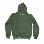 Green hoodie back