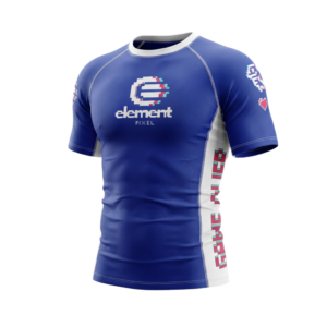 Element Pixel "Game Over" Rashguard - Retro Blue Edition - Image 1