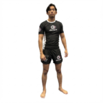 Pixel Rashguard Black front model