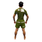 Pixel Rashguard Green back model