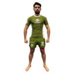 Pixel Rashguard Green front model