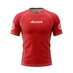 Red Rashguard Ranked Front