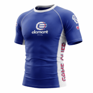 Element Pixel "Game Over" Rashguard Retro Blue Edition